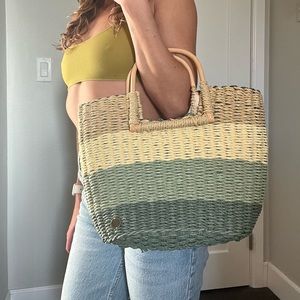 Billabong Straw Beach / Tote Bag - NEVER USED